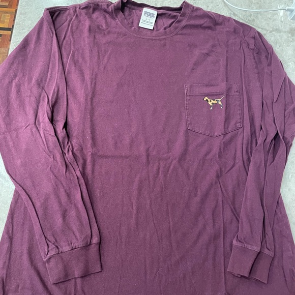 Victoria Secert PINK leopard dog long pocketed shirt. - Picture 3 of 3